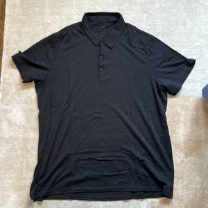 Men’s black Icebreaker polo